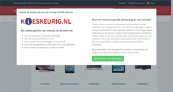 Desktop Screenshot of kieskeurig.be