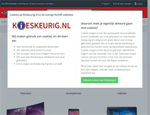 Tablet Screenshot of kieskeurig.be